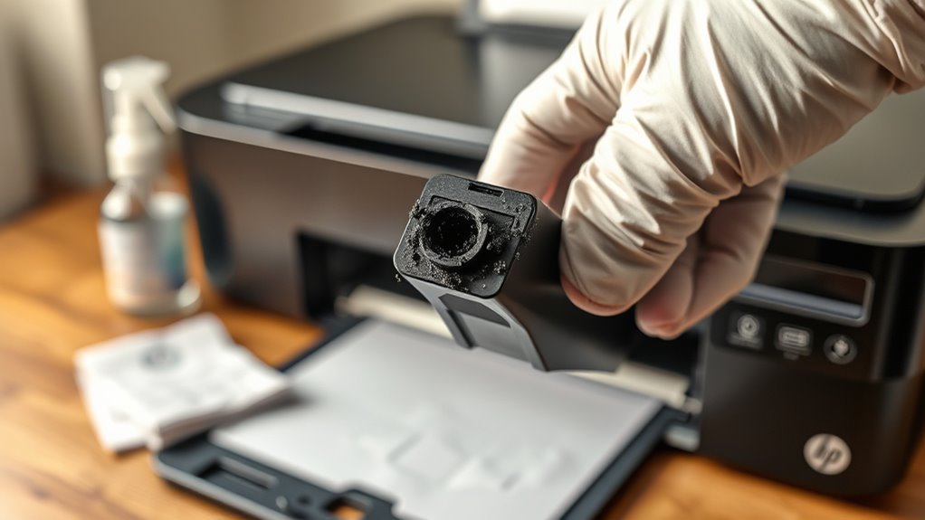 cartridge drying and clogging