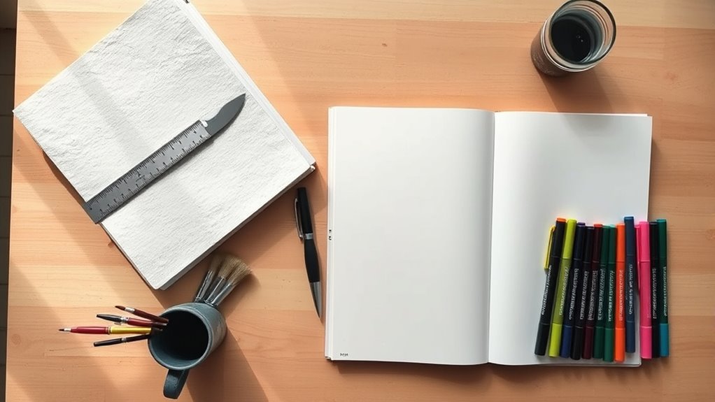 choose smooth paper workspace organization