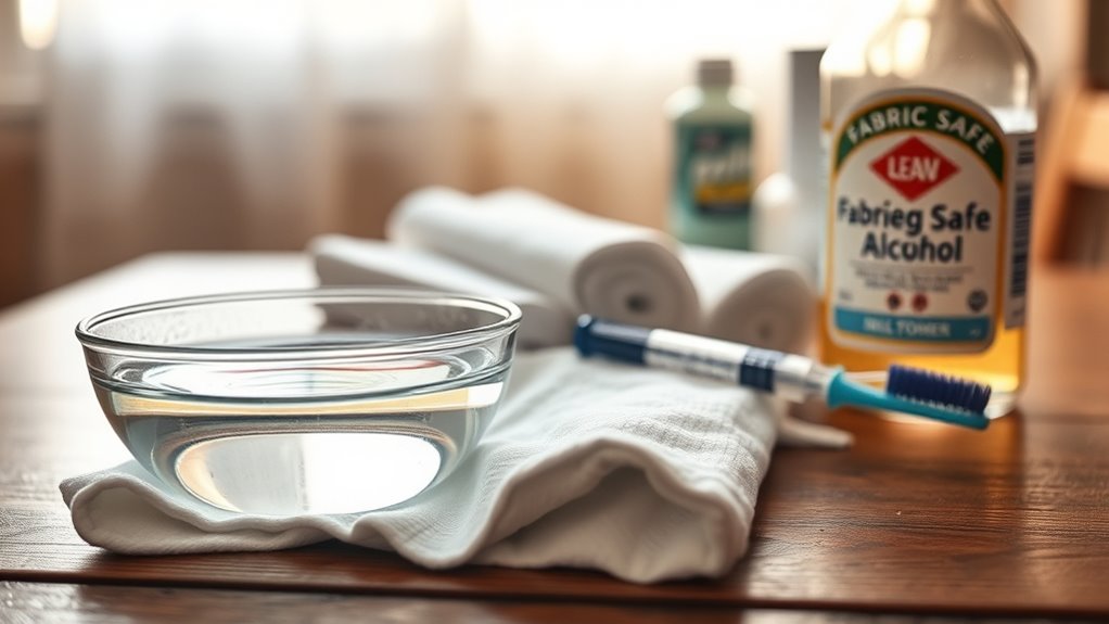 gather cleaning supplies beforehand
