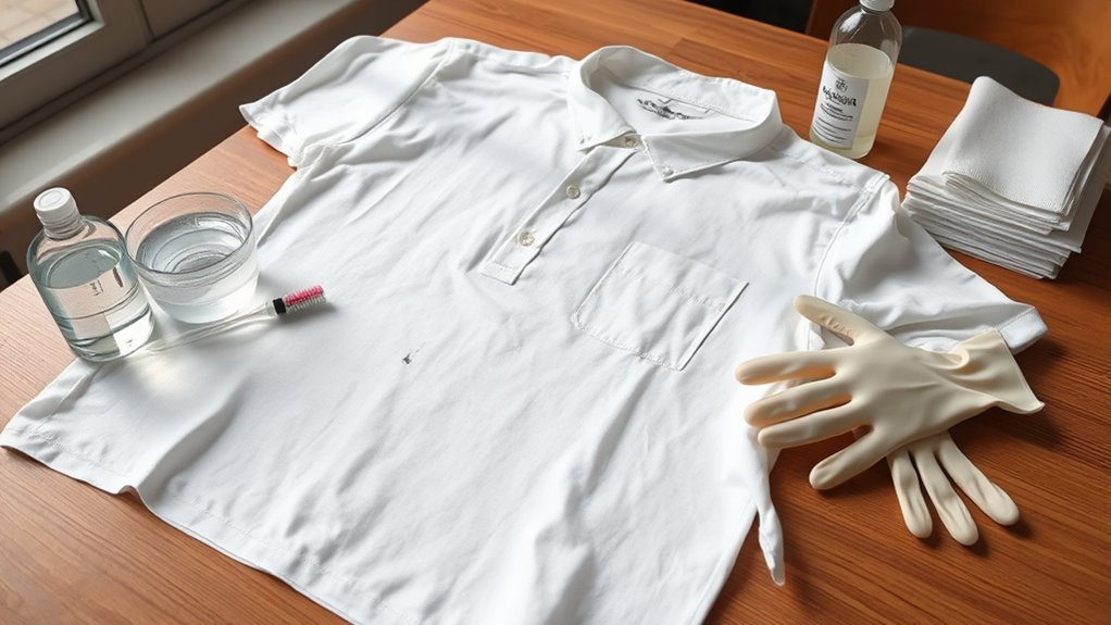 gather stain removal supplies