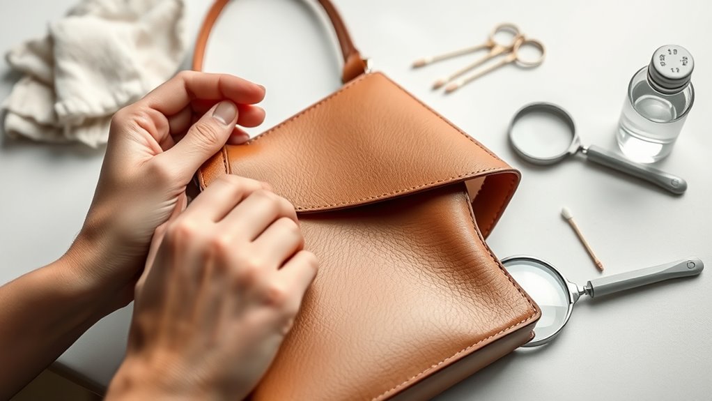 identify leather type first