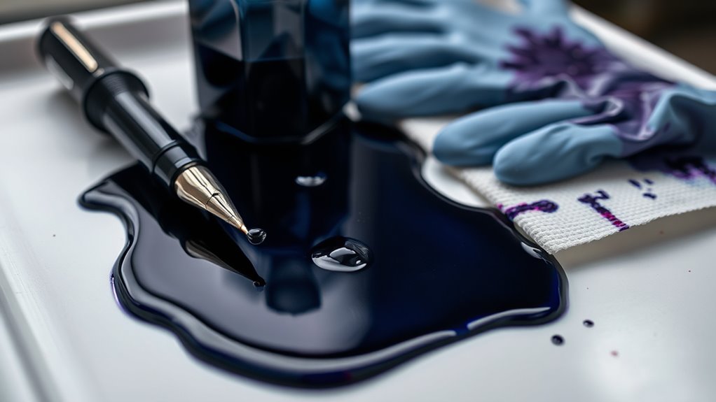 minor ink exposure risks
