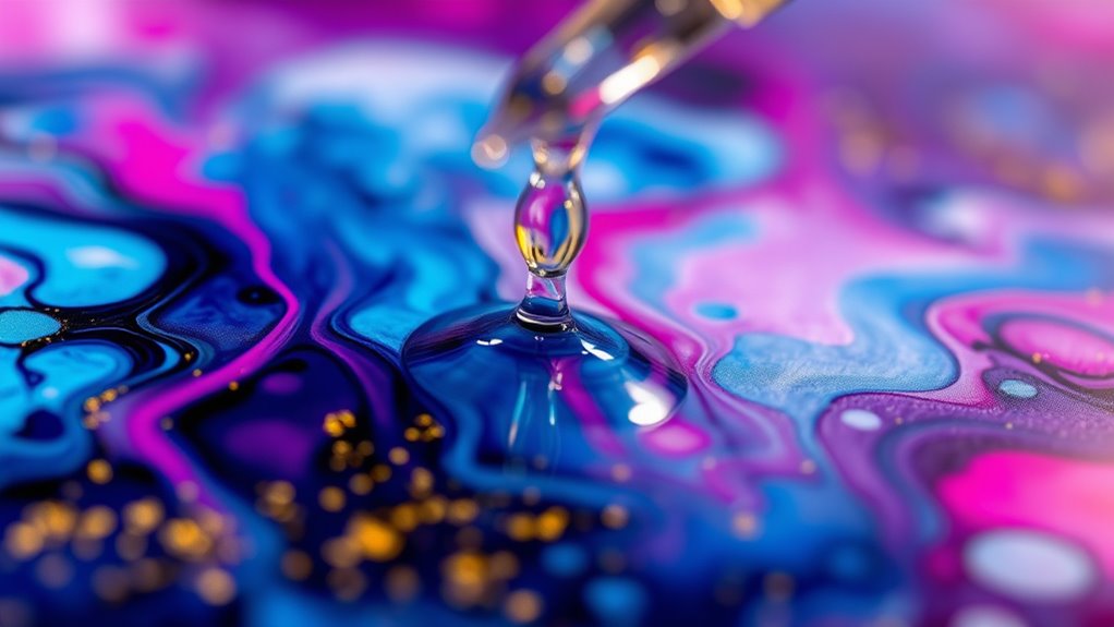 vibrant fast drying transparent layers
