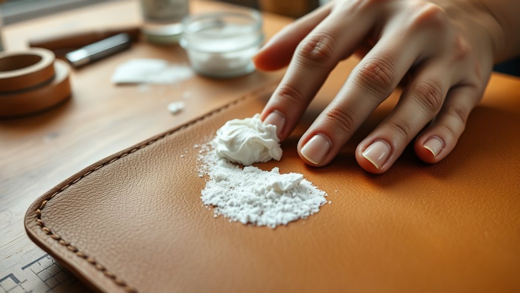baking soda removes ink