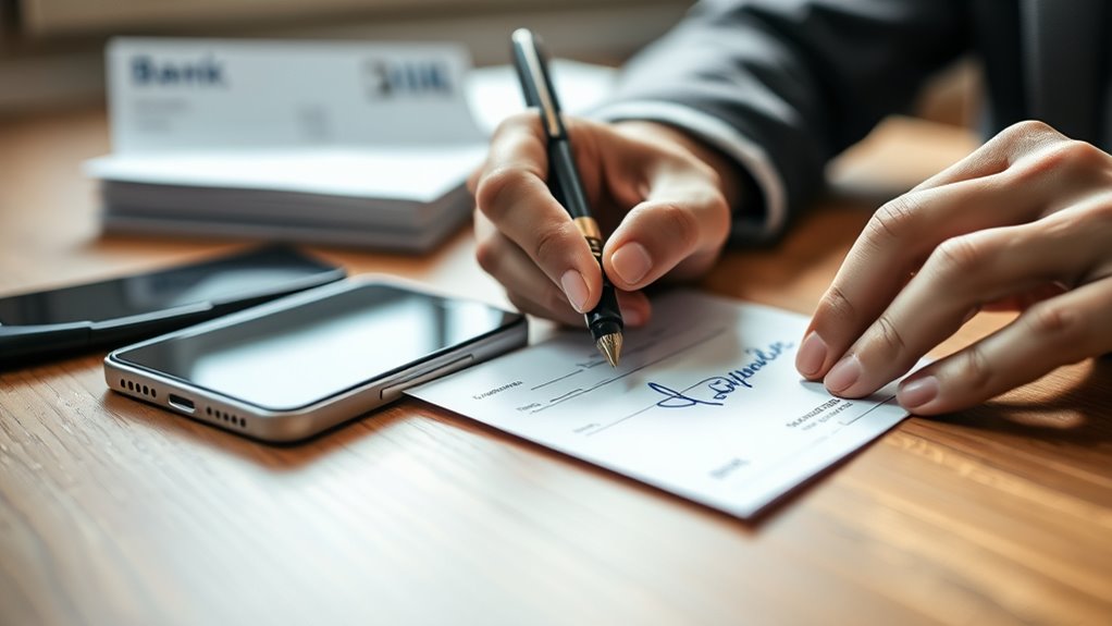 black ink ensures check validity