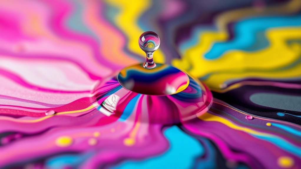 carrier liquids affect ink flow