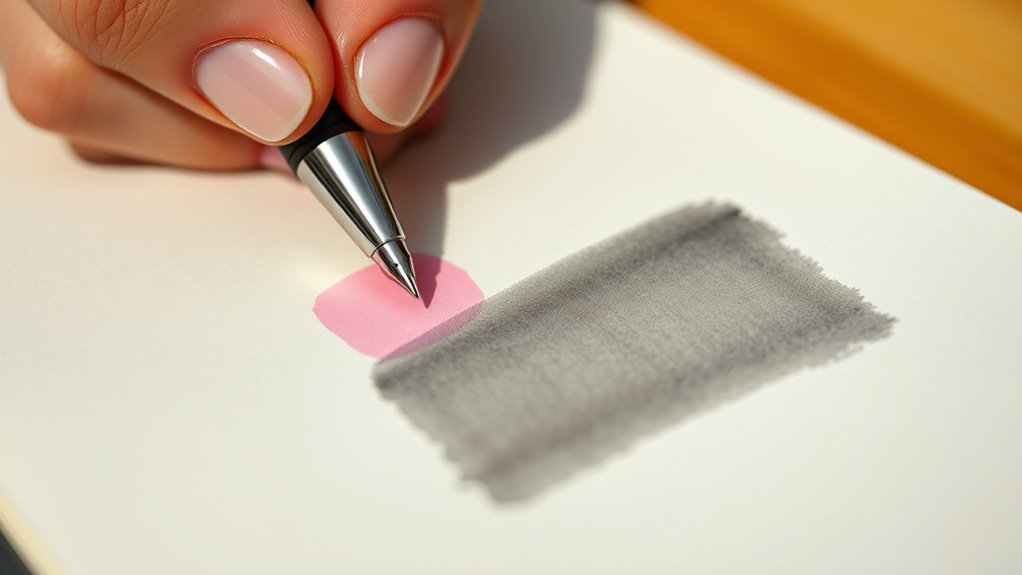 color changing versus surface erasing