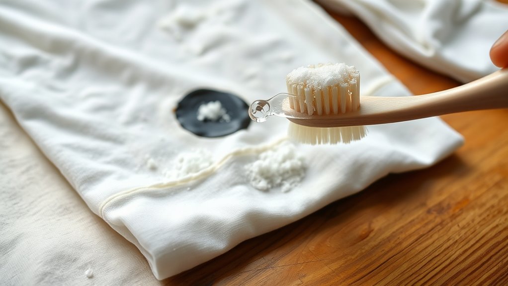 dish soap baking soda scrub