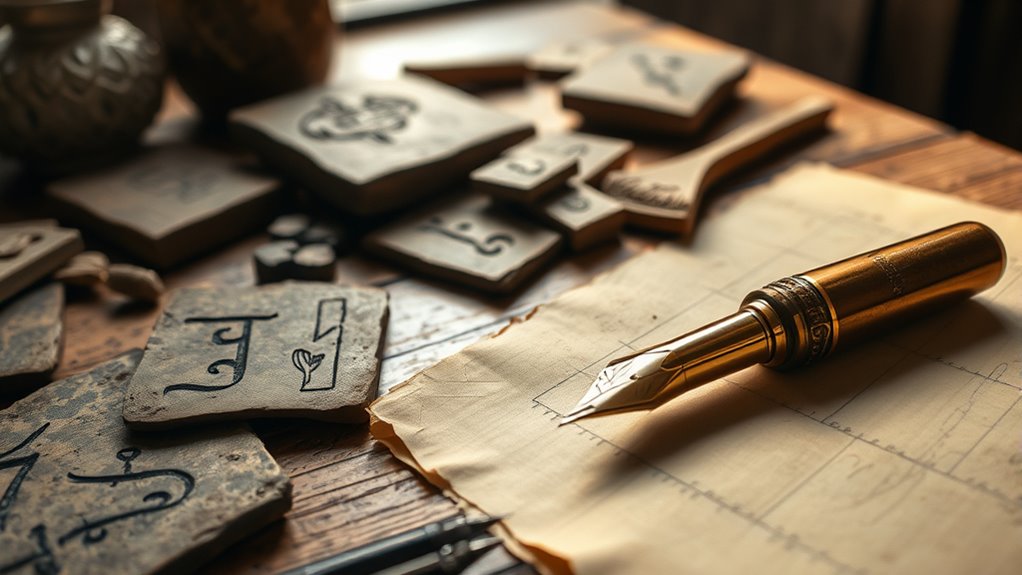 early tools enabled record keeping