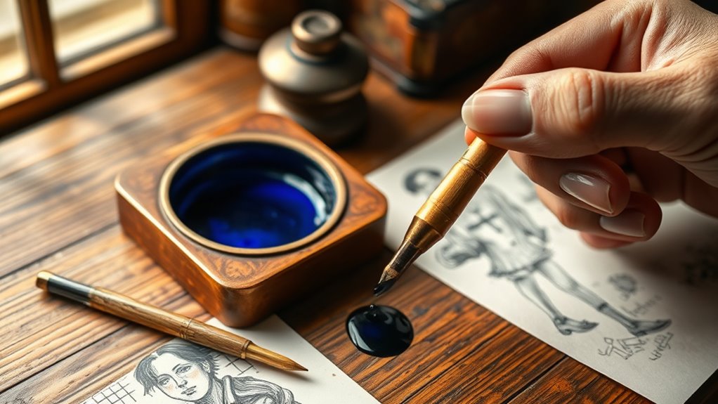 evolution of fountain pens