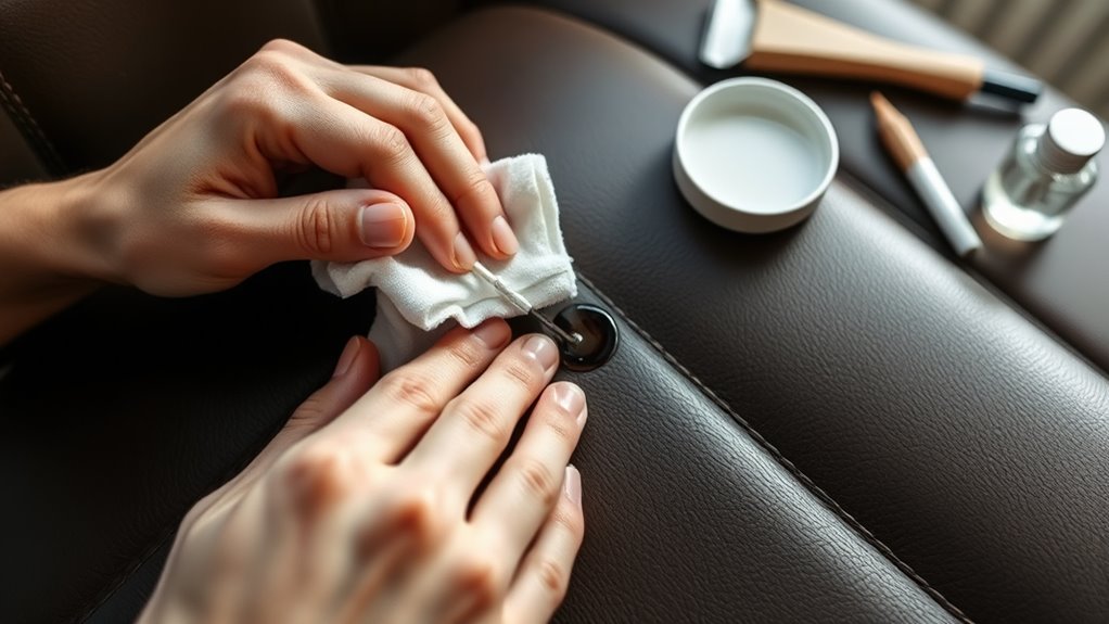 faux leather conditioning tips