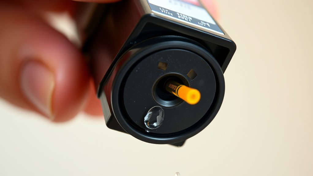 find and open refill port