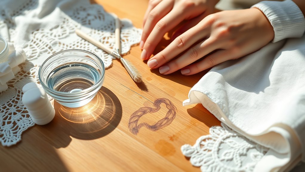 gentle stain removal techniques