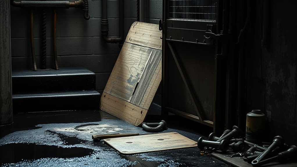hidden compartments behind obstacles