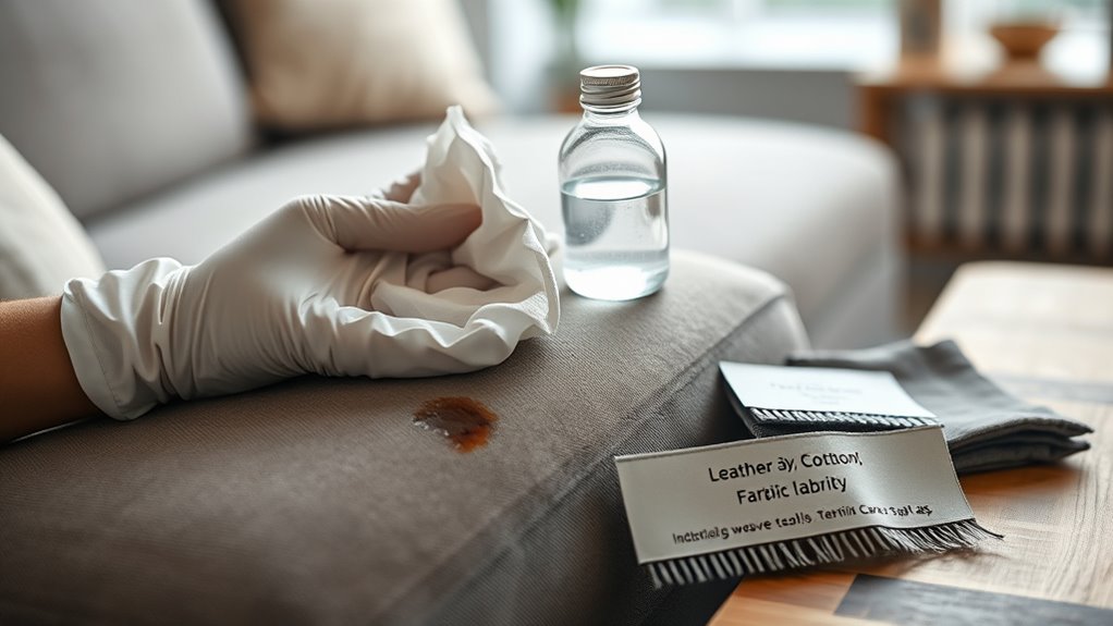 identify fabric and cleaning codes