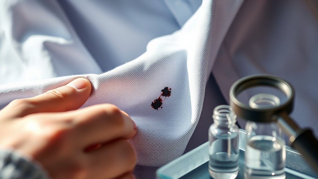 identify ink and fabric