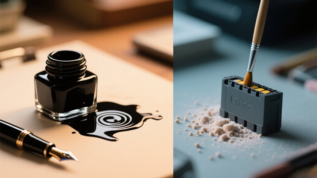 ink versus toner differences