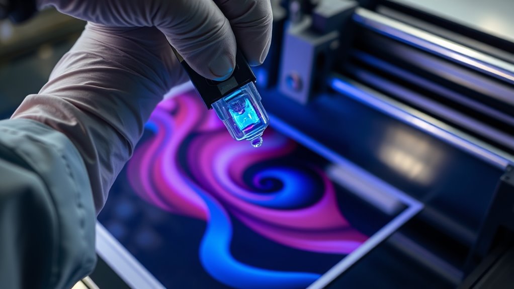 instant curing with uv light