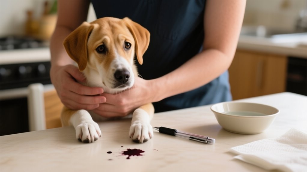 pen ink poisoning risk