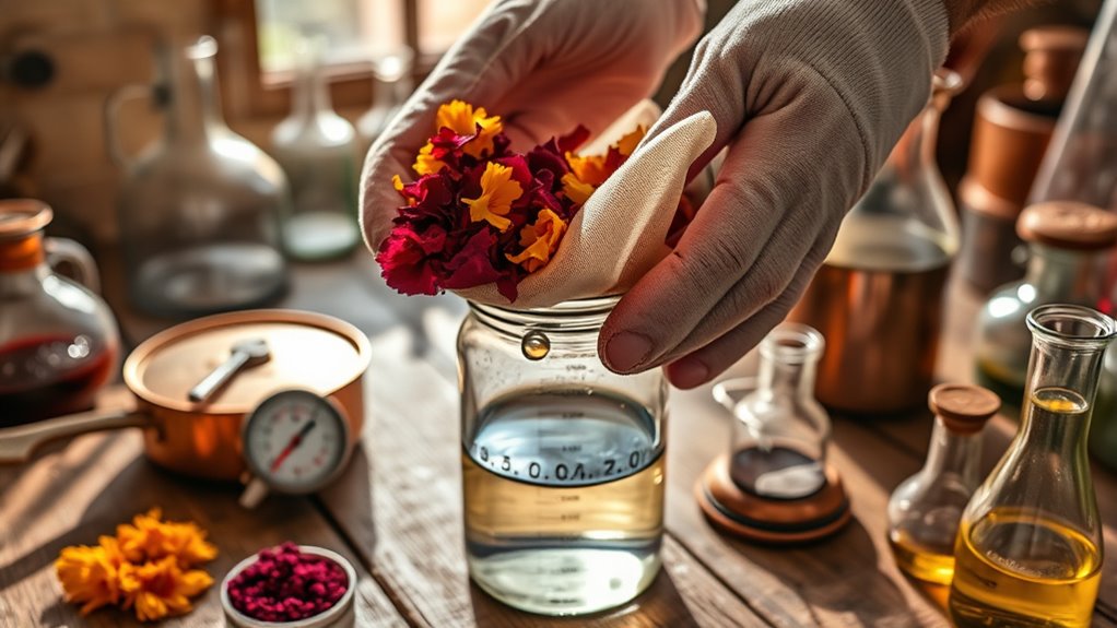 plant color extraction timing