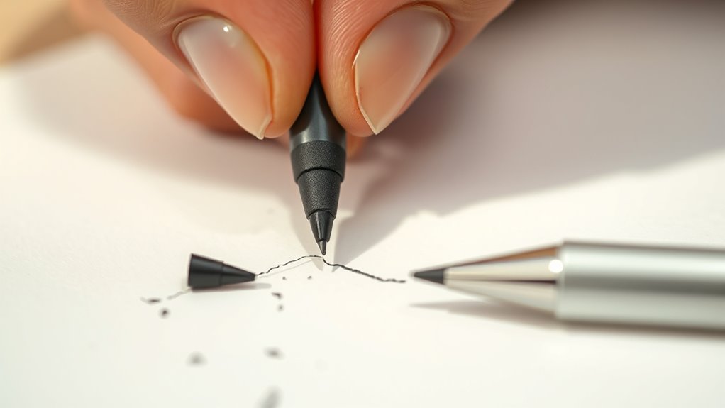 precise ink removal technique