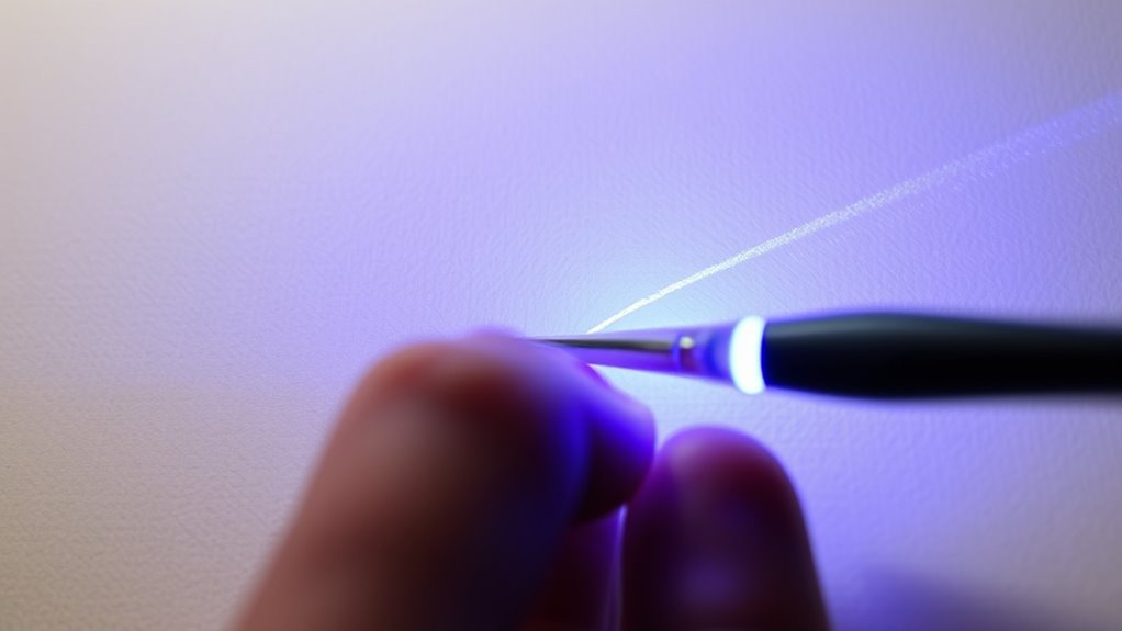 precise invisible ink writing
