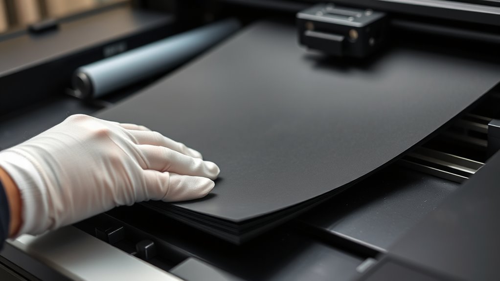 proper black paper loading techniques