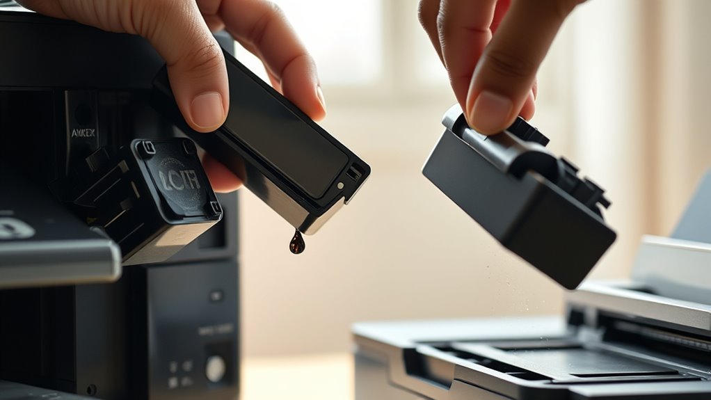 replace cartridges when needed