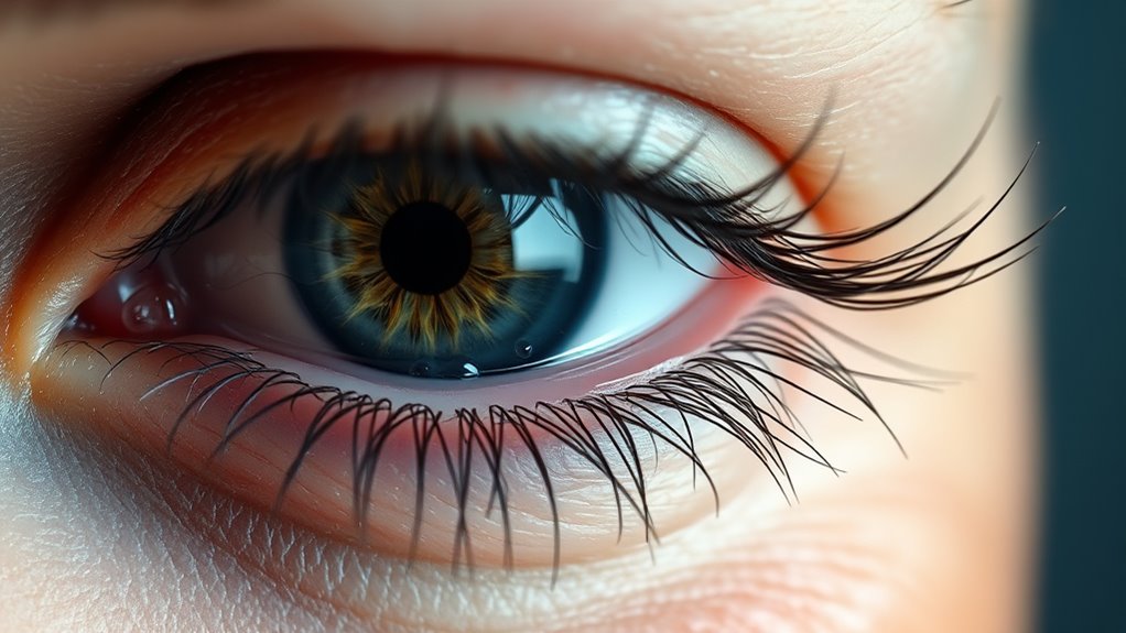 rinse eye seek help
