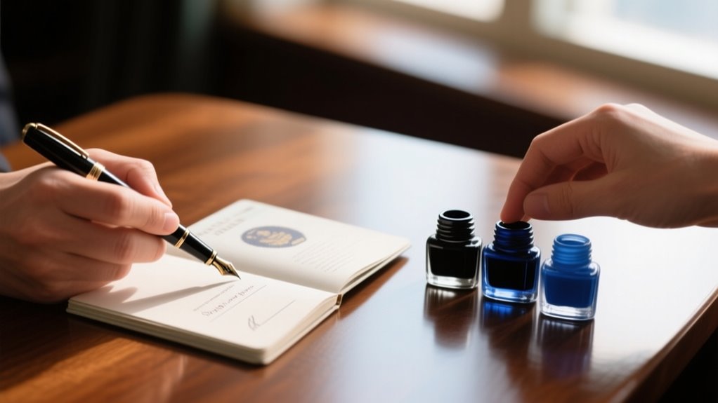 How to Choose the Right Ink Color to Sign a Passport