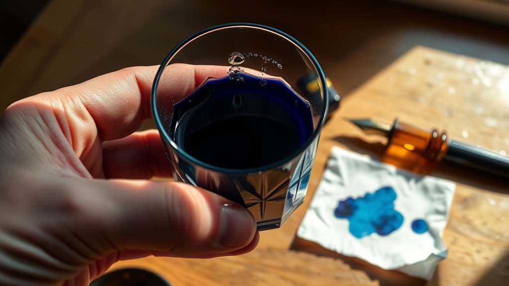 swallowed ink poisoning risk