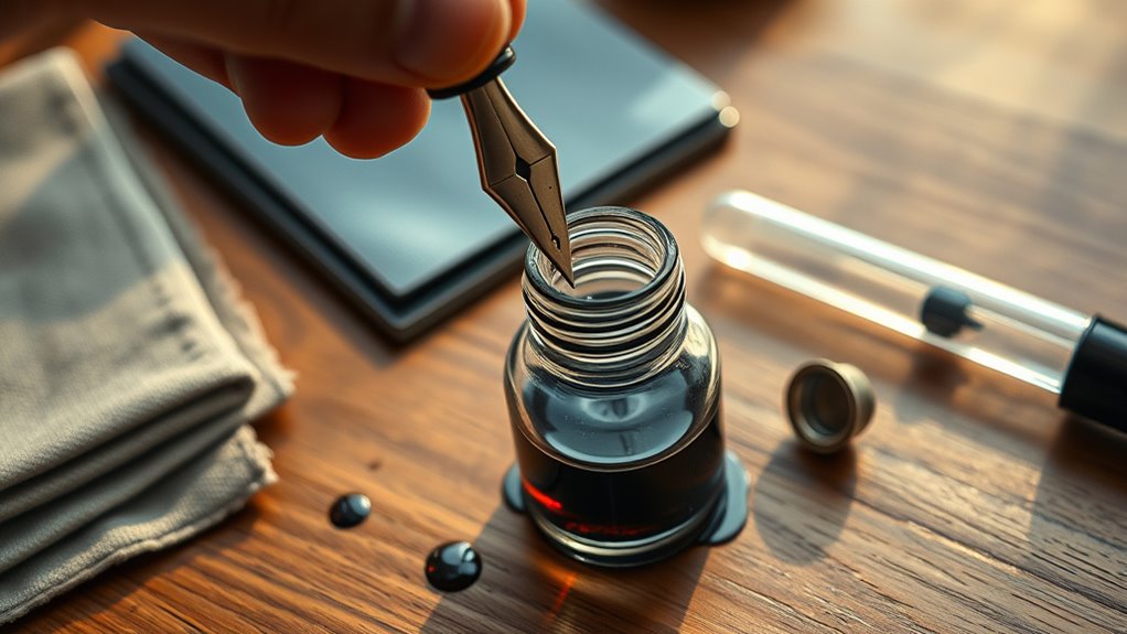 troubleshoot fountain pen filling