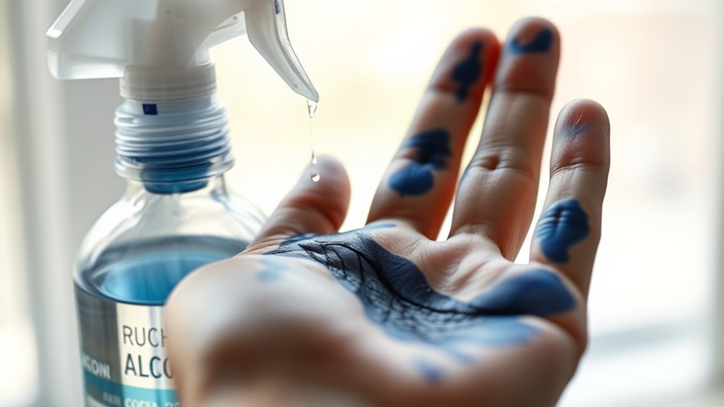 use isopropyl alcohol carefully