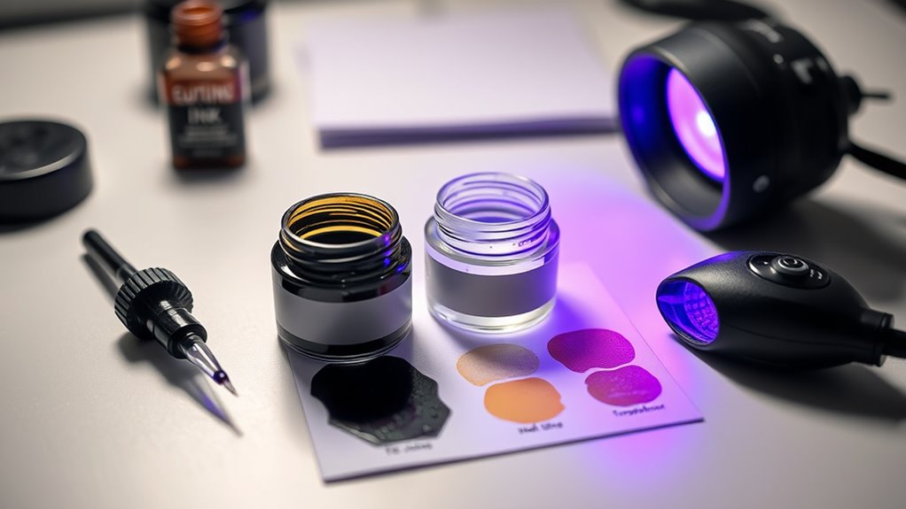 uv ink types for specific surfaces