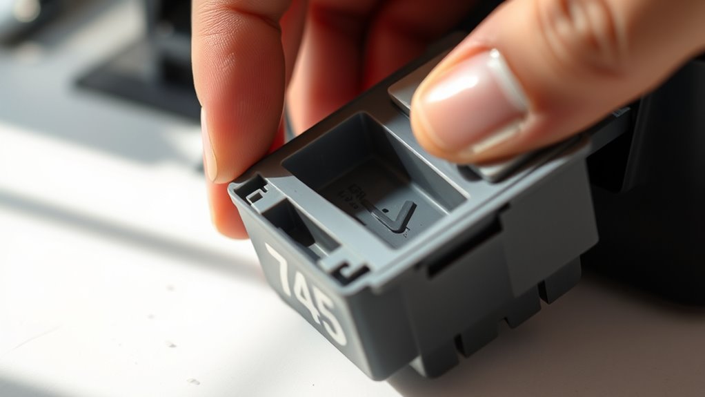 verify cartridge ink level
