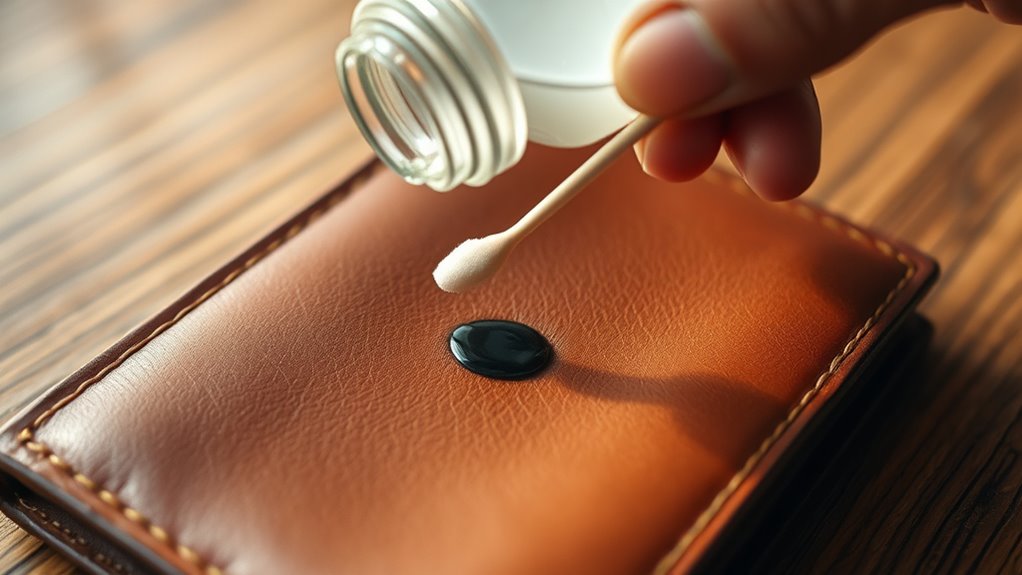 vinegar gently removes ink