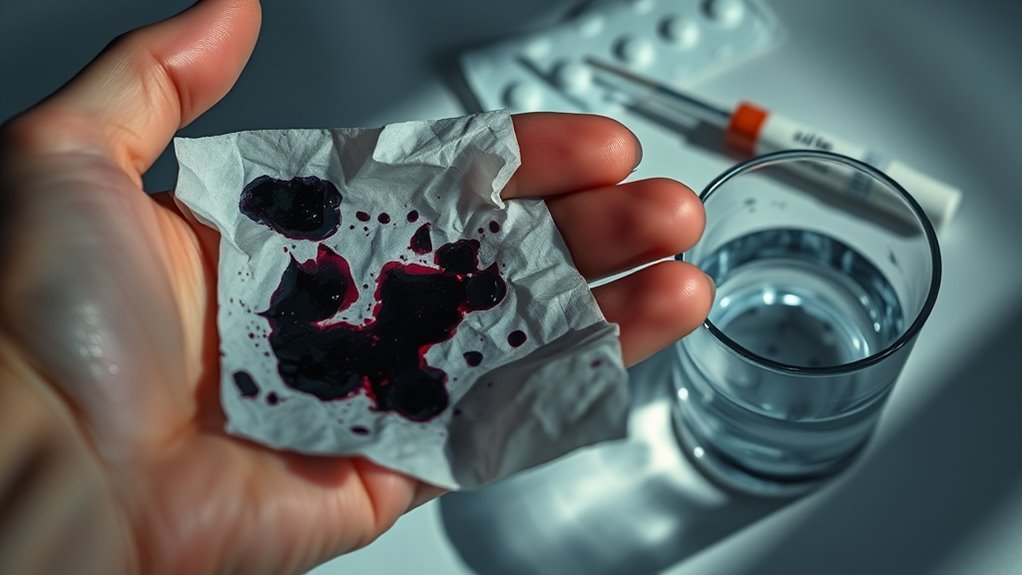 watch for poisoning symptoms
