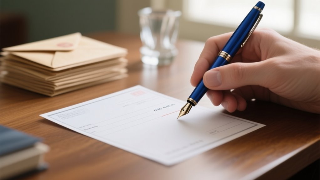 How You Write Checks in Blue Ink Step-by-Step